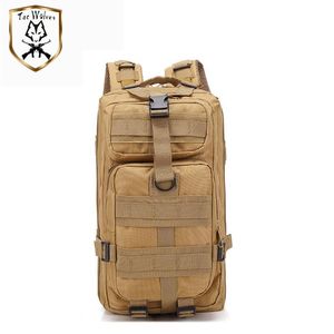 30L Camuflagem Tática Mochila Mochila Militar Mochilas Imper impermeáveis ​​Rucksack de camping ao ar livre Pesca de caminhada de grande capacidade 237C