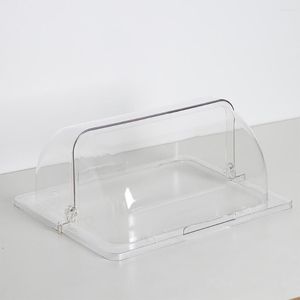 Baking Tools Cover Dome Cakedisplay Dessert Pastry Case Stand Tent Traylid Plateshowcase Cloche Clear Bakery Bread Acrylic Cupcake Pan