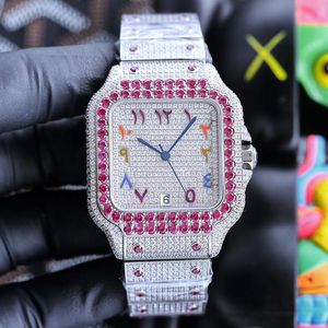 Luxury Classic Watch for Men Designer Diamond Watchs Mens Watches Mechanical Automatic Wristwatch Fashion Wristwatches 904l Rostfritt stål Rem Montre de Luxe