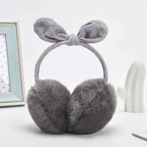 Ear Muffs Fashion Winter Ears Warm Earmuffs For Women Män Söt håriga faux päls tillbehör