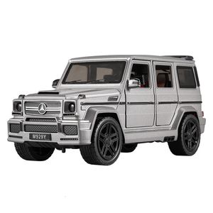 Diecast Model Car 1 24 Alloy Car Model Collectible Diecast Simulation G65 SUV XLGM929Y-6 Toys For Boys 20CM Vehicle 6 Open Doors Dra tillbaka 230111