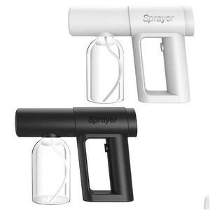 Vattenutrustning Tr￥dl￶st bl￥ ljus Nano Sprayer Fogger Handh￥llen USB Laddningssterilisering Spray Gun For Home Office School El Dhoqk