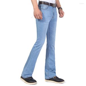 Męskie spodnie 2023 Spring i jesień męskie mikro rozszerzone dżinsowe rozmiar 27-35 36