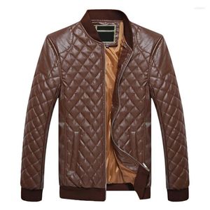Men's Fur Mens Leather Jackets Autumn Winter PU Coat Men Plus Velvet Outerwear Biker Motorcycle Male Classic Black Jacket M-4XL