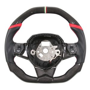 Bilstyling Körhjul Verkliga kolfiberstyrningar för Lamborghini Aventador Auto Parts