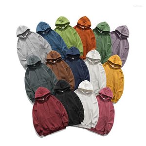 Men's Hoodies Heavy 350 G. Push Solid Loose And Women's Cap Velvet Thickened Vest Couple's Coat Hoodie Sweatshirt