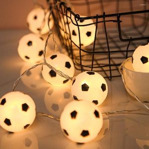 Strings 2m 10 LED Holiday Decoration Party Bar Decorate Home Garland Lights Soccer String Fairy Lamp