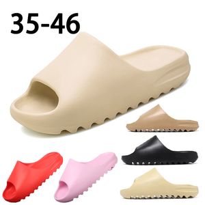 Slippers EVA men woman Comfortable Sandals Glow Green Soot Onyx Black Bone Blue Resin Desert Sand Pure foam slides mens slide