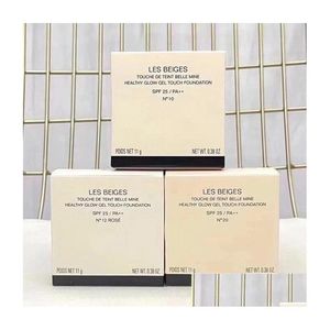 Cipria Top Le Beiges Healthy Glow Gel Touch Foundation N10 N20 Touche De Teint Belle Mine Sheer Pressed With Brush Drop Deliver Dhg5O