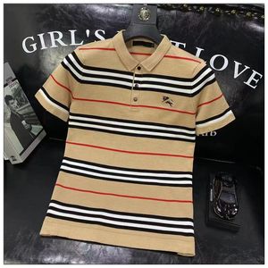 Summer Brand Clothes Luxury Designer Polo Shirts Men's Casual Polo Fashion Snake Bee Print Embroidery T Shirt High Street Mens Polos