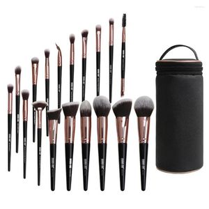 Makeup Brushes Brush 8Pcs Portable MAANGE 18Pcs/Set Nylon Wool With Faux Leather Storage Bag