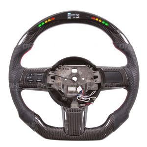 Driving Wheel Real Carbon Fiber LED Display ratt som är kompatibla för RX8 Auto Parts Car Styling