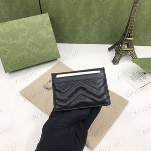 男性のLuxurys Designers Cardholder Holders Classic 443127 Womens Casuare Credit Card Wolder G Cowhide Leather Ultra Slim Wallet Mens Women WalletsサイズW10*H7 with Box