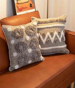 Домашний декор Бохо наволочка дивана подушка квадратный декор подушки для спальни гостиная сплетен современная большая крышка для кисточки 21047354123