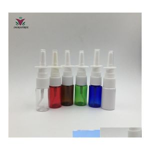 梱包ボトル1000pcs 10ml PET MUTICOLOR MEDICOLOR MEDICOLOR NASAL MIST ATOMIZER SPRAY BOTTLE DROP DERVICION OFFER SCHOOL BUSINESSING INDUSTRIAL OTWGD