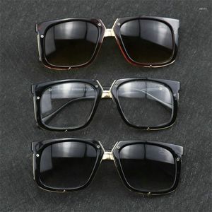Sunglasses Metal Retro Coating Eyewear UV 400 Women Men Sun Glasses Steampunk Vintage Square