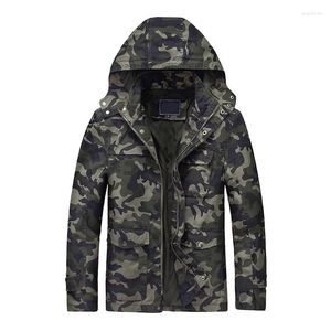 Männer Jacken 2023 Ankunft Frühling Männer Jacke Baumwolle Hohe Qualtiy Mode Camouflage Military Mit Kapuze Mantel Casual Oberbekleidung JK076