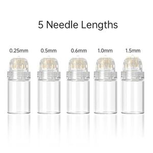 Nagelfeilen Hydra Nadel 20 Pins Micro Derma Stempel Aqua Channel Mesotherapie Meso Roller Gold Fine Touch System Drop Lieferung Gesundheit B Dhx56