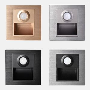 مصباح الجدار Sandiy درج ضوء الحركة مستشعر SCONCE INTRIOR LED Stair Lighting Lightlights لشرفة سلم الخطوة