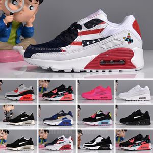 2023 90 Designer Brand Kids Shoes Baby Toddler Classic Children Boy and Gril Sport Sneakers Outdoor Sports 26-35 2024