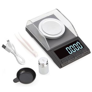 Scales 0001g Precision Electronic 100g50g20g Digital Weighing Gem Jewelry Diamond Portable Lab Weight Milligram 230112