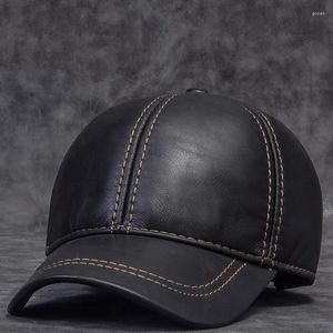 Boll Caps Svadilfari Sale Ankomst 2023 Vinterhuvudlager av äkta läder Men hatt Casual Baseball Cap Viscose Men Women