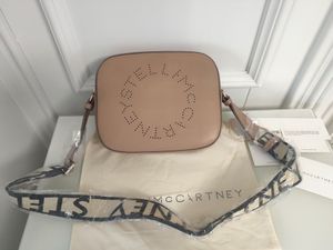 Bolsas de grife Stella Mccartney Mulheres Moda Câmera Bolsa Alça Bolsas de Ombro Bolsa de Couro Real de Alta Qualidade