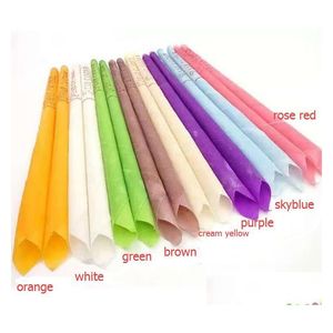 Candles Colorf Indian Therapy Ear Candle Natural Aromatherapy Bee Wax Auricar 8 Colors Coning Brain Care Drop Delivery Home Garden Dhnsm