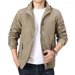 Men's Jackets Waterproof Military Jacket Autumn Men Casual Windbreaker Mens Breathable Hooded Outdoor Coats Size M-4XL GA546