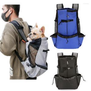 Обложка для домашнего сиденья для собак, перевозчика, рюкзак рюкзак, регулируемые рюкзаки для собак безопасные портативные домашние животные для среднего маленького плеча