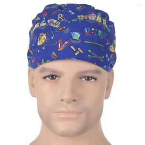 Berets Unisex Scrub Caps Хлопок с технологиями пота