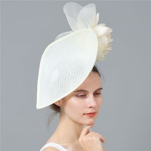 Beret Retro Fascinators Feather Net Wedding Wedding Hat Clip Bride Engle Hair Association Party Pillbox 230112