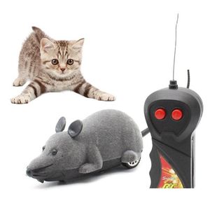 Toys de gato fofo Jouet Chat realista Little Mouse Toy Remote Control Pet Pet