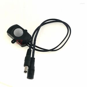 Controllers 2023 DC5-24V 5A MINI Justerbar Auto PIR Infraröd rörelsessensor Detektor LED-ljusremsbrytare 5.5 DC Plug