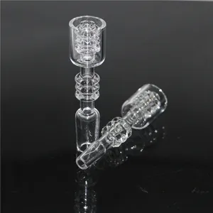 Hookahs Diamond Knot Quartz Enail banger naglar med manlig kvinnlig 14 mm 18 mm fogar för glasbongar oljeriggar 20mm spolvärmare