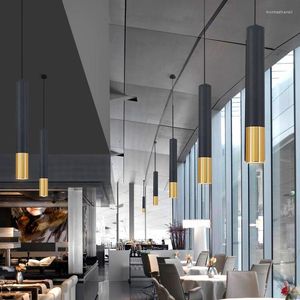 Pendant Lamps LED Lamp Hanging 40cm 50cm 7W Aluminum Home Kitchen Dining Living Room Bar Cafe Droplight Fixture Lights