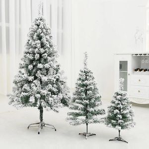 Christmas Decorations Nordic Holiday Decoration Flocking Tree Simulation Ornaments Gifts Luxurious Festive Party Supplies