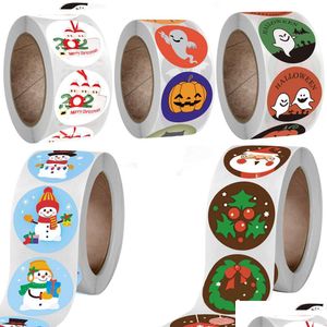 Christmas Decorations Quarantine Decoration Window Sticker Santa Claus Refrigerator Door Wallpaper Family Of Ornament Party Drop Del Dhyyh