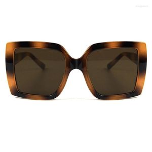 Sunglasses 2023 Unisex Retro Fashion Star Large Frame Square Men's For Female Modern Cross-border Face Small Sun Glasses