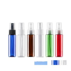 Bottiglie di imballaggio 50 x 30 ml Spray Riemibile per 1 oz da viaggio in plastica con nebbia Pompa Mistria pi￹ colori disponibile Droplese Office S OTQC4