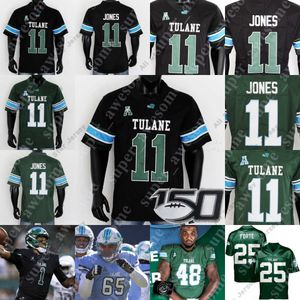 Maglie da calcio Maglia da calcio Tulane Green Wave Kevin Henry Dorian Williams Keith Cooper Jr Jha'Quan Jackson Devin Brumfield Shae Wyatt Mason Courtney