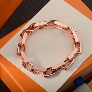 Designer de colar de luxo para presentes da mãe Presentes vintage Mens Jóias Reuniões Sociais Colar Link Link Dia dos namorados Chain de colares de ouro prateado para homens