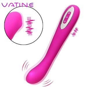 Masseur adulte Dildo Vibrator Massageur Masseur USB Charging Sex Toys for Women Female Masturator 12 vitesses Stimulatrice du clitoris imperméable
