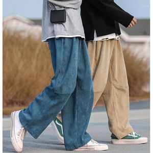 Men's Pants Cargo Men Plue Size Trousers Japan Hip Hop Wide Leg Casual Corduroy Techwear Streetwear Sweatpants