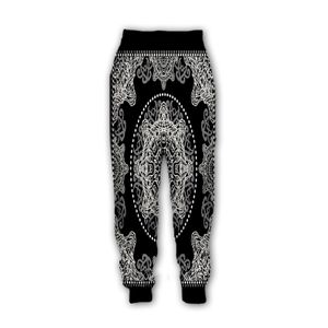 Hip Hop Sportwear Punk Casual Loose Men Cool Print Bandana 3d Pants
