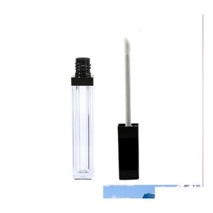 Förvaringsflaskor burkar 5 ml lipglans containrar Tom Clear Tube Bottle Eyeliner Eyelash Oil Container Mini Lip Gloss Split Drop Deli OT89Z