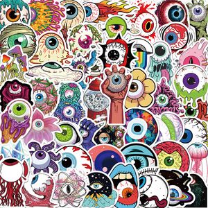 52pcs adesivos legais de terror ocular