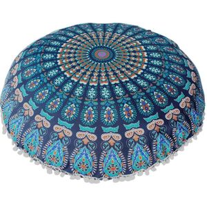 Pillow Case Cushion Cover Large Mandala Floor Pillows Round Bohemian Meditation Printed DIY Home Pillowcase Ottoman Pouf 454752606