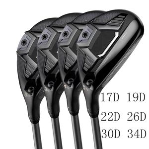 Golfklubbar Hybrids 17/19/22/26/30/34 Degrees Resue Utility R/S/SR flex grafitaxel med huvudtäckning FedEx Ups DHL
