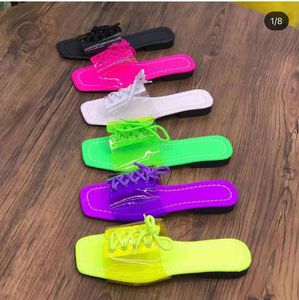 Slippers Women Jelly Beach Flip Flips Summer Fashion Home casual Bottom Bottom Squoesslippers Map Shoesslippers